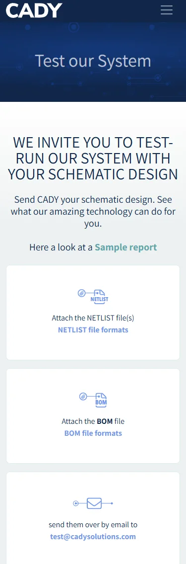 Cady test