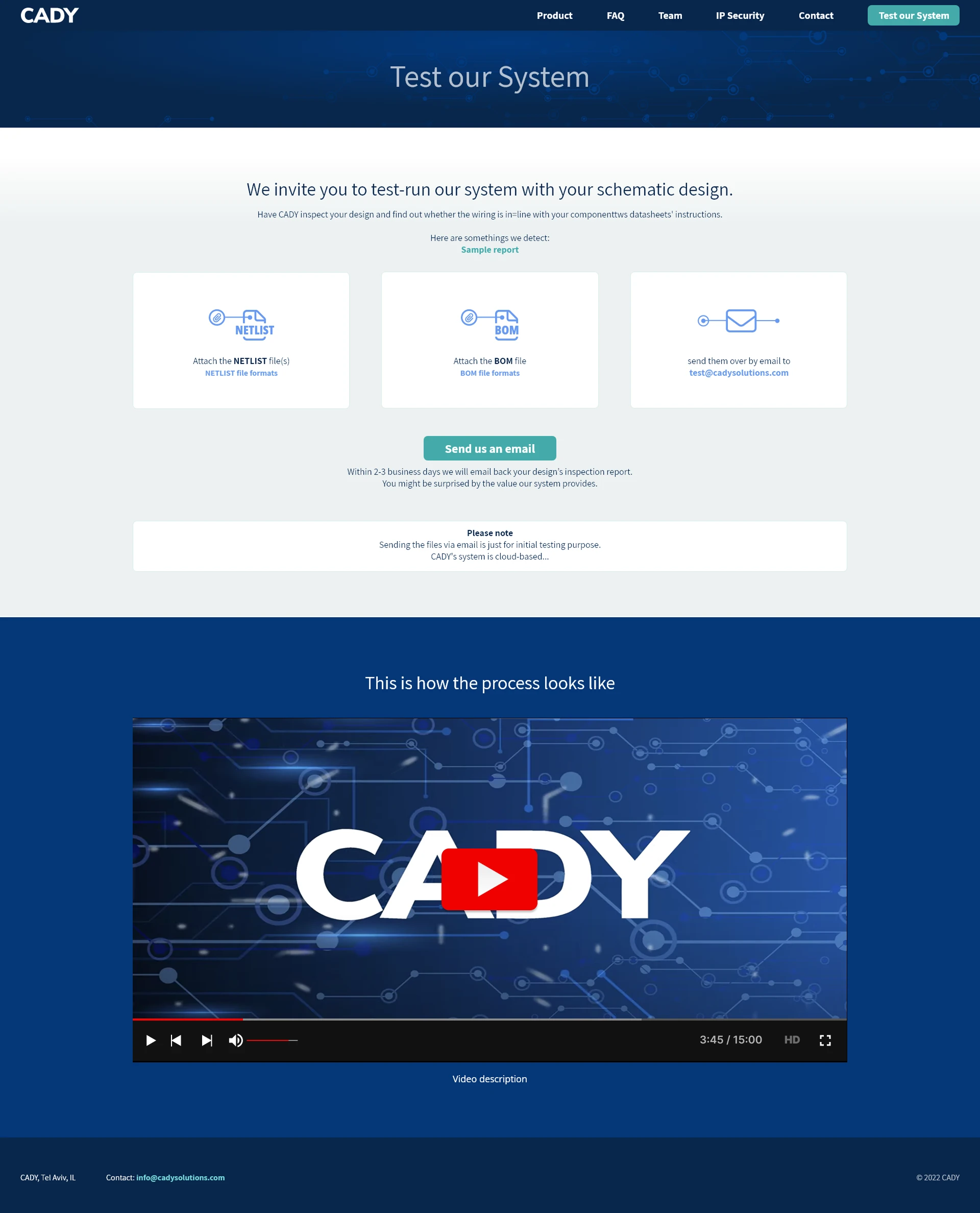 Cady test